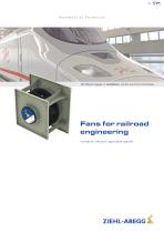 Fans for railroad engineering