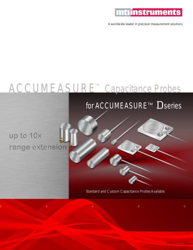 ACCUMEASURE CAPACITANCE PROBES - FOR DIGITAL ACCUMEASURE AMPLIFIER