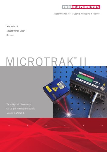 Microtrak II Alta velocità Spostamento Laser Sensore