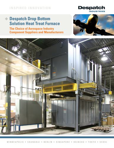 Despatch Drop Bottom Solution Heat Treat Furnace