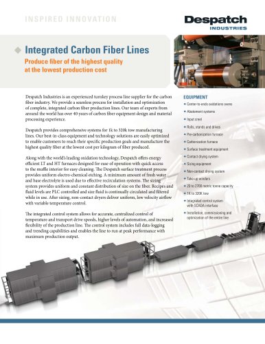 Integrated Carbon Fiber Line