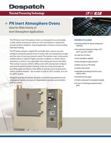 PN Inert Atmosphere Ovens