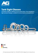Product information brochure tank sight glasses