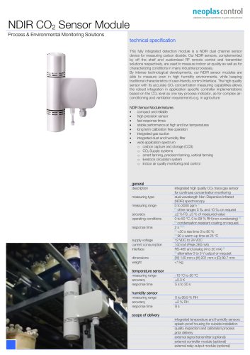 NDIR CO2 Sensor Module