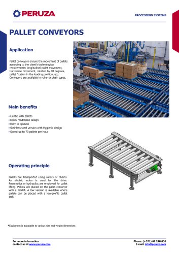 Pallet Conveyors