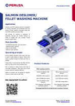 SALMON DESLIMER/ FILLET WASHING MACHINE