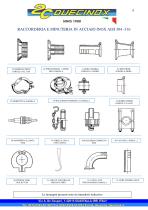 RACCORDERIA E MINUTERIA IN ACCIAIO INOX AISI 304  - 316 - 5