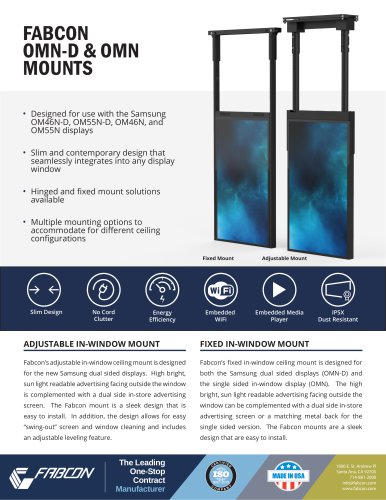 FABCON OMN-D & OMN MOUNTS