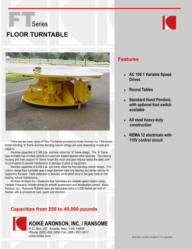 Floor Turntable