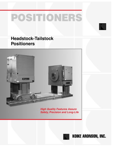 Headstock-Tailstock Positioners