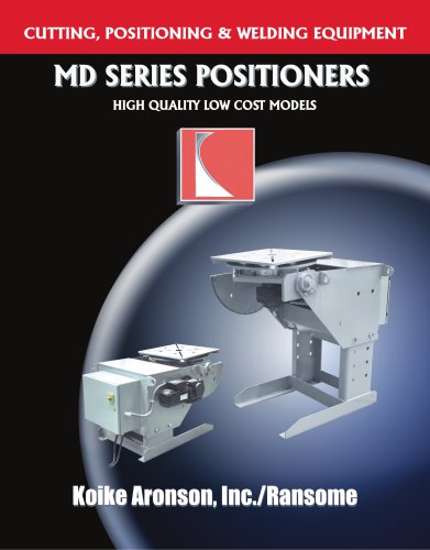 MD SERIES POSITIONERS