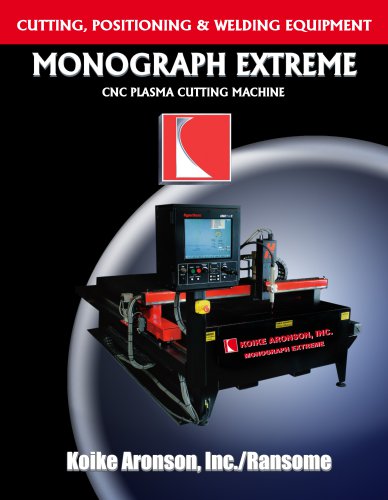 Monograph Extreme A CNC Plasma Cutter