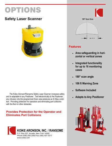 Safety Laser Scanner