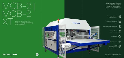 MCB-2 | MCB-2 XT Strapping machine for corrugated products