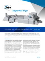 Single Pass Dryer