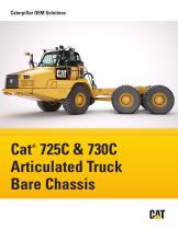 Cat®  725C & 730C Articulated Truck Bare Chassis