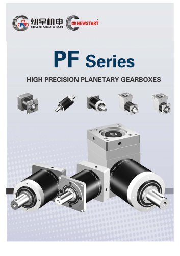 Newstart Planetary Gearbox PF & WPF SERIES