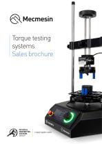 Torque Testing Systems Sales Brochure