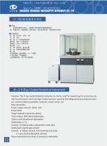 Model JF-2 x-ray analysis instrument