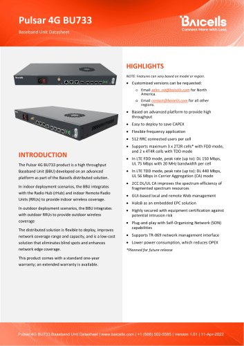 Pulsar 4G BU733