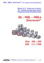 Motori A.C. 3-fase per Inverter QL-HQL-HQLa - 1