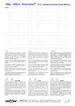 Motori A.C. 3-fase per Inverter QL-HQL-HQLa - 2