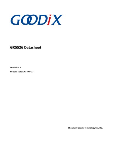 GR5526 Datasheet