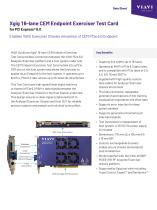 Xgig 16-lane CEM Endpoint Exerciser Test Card
