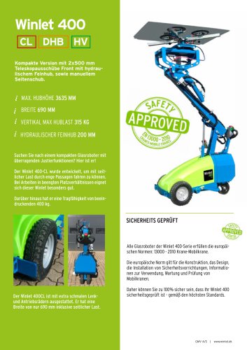 Winlet 400-CL-DHB-HV