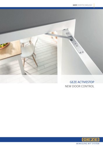 GEZE ACTIVESTOP NEW DOOR CONTROL