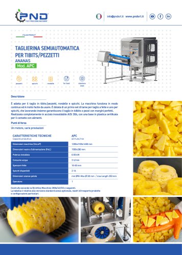 APC &ndash; Scheda Tecnica