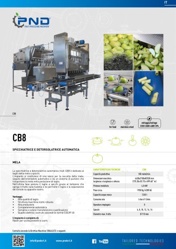 CB8 - Scheda tecnica