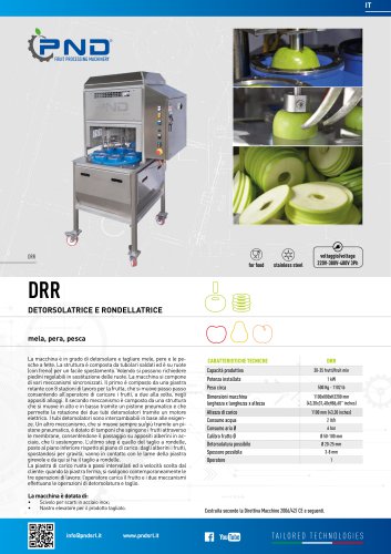 DRR - Scheda Tecnica