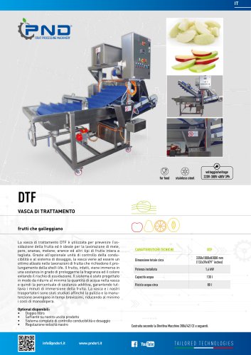 DTF - Scheda tecnica