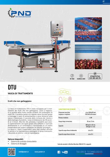 DTU - Scheda tecnica