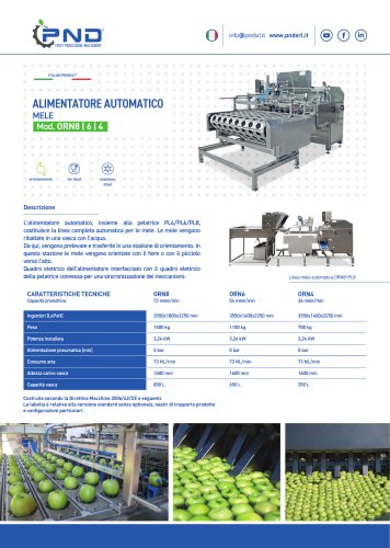 ORN4/6/8 - Scheda tecnica