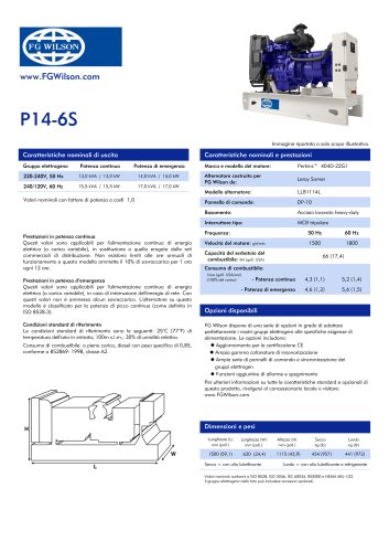 13.0 - 17.0 kVA Single Phase Diesel Generator Set