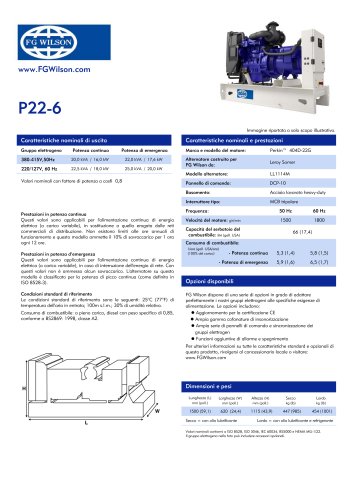 20 - 25 kVA 3-Phase Diesel Generator Set