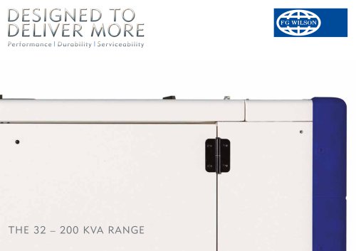 32 - 200 kVA Range Brochure