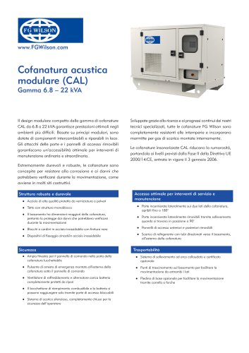 6.8 - 22 kVA CAL Enclosure