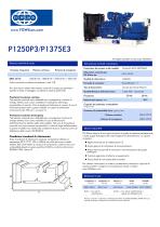 P1250P3-P1375E3 (60Hz) Open Generator Set - 1