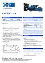 P2000- P2200E Open Generator Set - 1