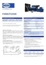 P2000-P2250E (2000-2250 kVA) Open Generator Set - 1