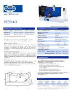 P300H-1 (300 kVA) 3 Phase Open Generator Set - 1