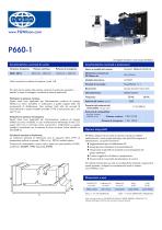 P660-1 Open Generator Set (660 kVA) - 1