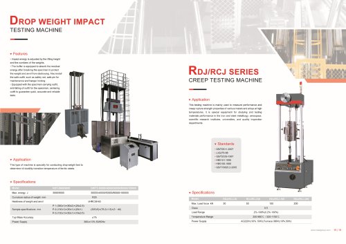 HST Drop Weight Impact Testing Mahince NDT-3000-6000