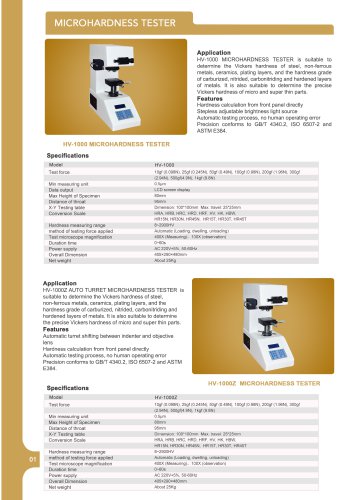 Jinan Hensgrand Microhardness Tester