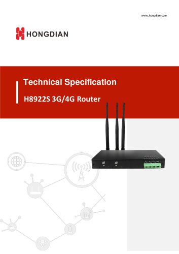 H8922S 4G Router Technical Specification V1.0.0