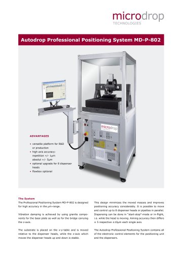 Autodrop Positioning System MD-P