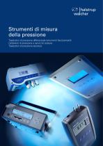 Catalogo strumenti di misura della pressione